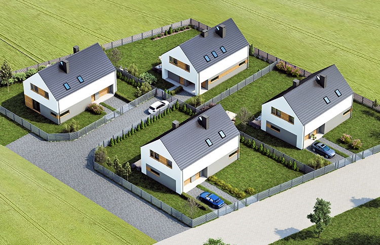 Plan osiedla - Zielone Zacisze w Pruszowicach